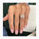 Joelle Engagement Ring 4.9ct TCW, 14K Gold