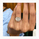 Joelle Engagement Ring 4.9ct TCW, 14K Gold