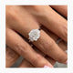Chanelle Engagement Ring 2.4ct TCW, 14K Gold