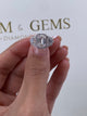 Alin Engagement Ring 2.5ct TCW, 14K Gold
