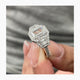 Alin Engagement Ring 2.5ct TCW, 14K Gold