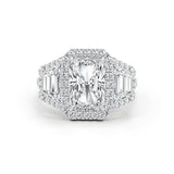 Anais Engagement Ring 4.2ct TCW, 14K Gold
