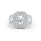 Anais Engagement Ring 4.2ct TCW, 14K Gold