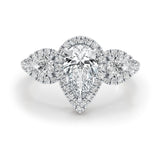 Chereen Engagement Ring 3.1ct TCW, 14K Gold
