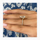 Emilie Engagement Ring 2.8ct TCW, 14K Gold