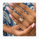 Emilie Engagement Ring 2.8ct TCW, 14K Gold
