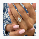 Emilie Engagement Ring 2.80 Carat Yellow Gold