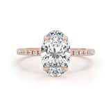 Ensley Engagement Ring 2.3ct TCW, 14K Gold