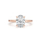 Solitaire with Hidden Halo & Pave Band