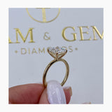 Addison Engagement Ring 1.5ct TCW, 14K Gold