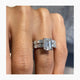 Alia Bridal Set Rings Set 5ct TCW, 14K Gold