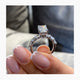 Alia Bridal Set Rings Set 5ct TCW, 14K Gold