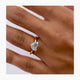 Aurora Engagement Ring 1.6ct TCW, 14K Gold