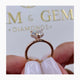 Aurora Engagement Ring 1.6ct TCW, 14K Gold
