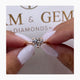 Aurora Engagement Ring 1.6ct TCW, 14K Gold