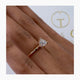 Aurora Engagement Ring 1.60 Carat Rose Gold
