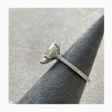 Carly Engagement Ring 3.2ct TCW, 14K Gold