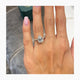 Carly Engagement Ring 3.2ct TCW, 14K Gold