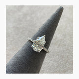 Carly Engagement Ring 3.2ct TCW, 14K Gold