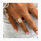 Chen Engagement Ring 3ct TCW, 14K Gold