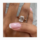 Chen Engagement Ring 3 Carat Rose Gold