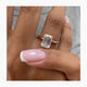 Chen Engagement Ring 3 Carat Rose Gold
