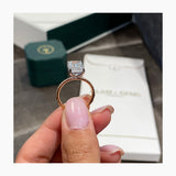 Chloe Engagement Ring 3.8ct TCW, 14K Gold
