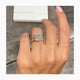 Chloe Engagement Ring 3.8ct TCW, 14K Gold