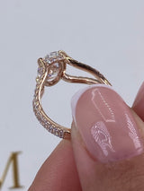 Dallas Engagement Ring 2.1ct TCW, 14K Gold