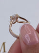Dallas Engagement Ring 2.1ct TCW, 14K Gold