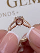 Dallas Engagement Ring 2.1ct TCW, 14K Gold