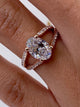 Dallas Engagement Ring 2.1ct TCW, 14K Gold