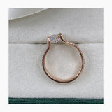 Dallas Engagement Ring 2.1ct TCW, 14K Gold