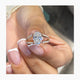 Dallas Engagement Ring 2.1ct TCW, 14K Gold