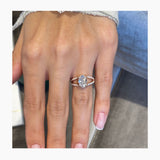 Dallas Engagement Ring 2.1ct TCW, 14K Gold