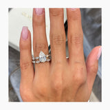 Erin Bridal Set Rings Set 4.6ct TCW, 14K Gold