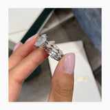 Erin Bridal Set Rings Set 4.6ct TCW, 14K Gold