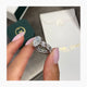 Erin Bridal Set Rings Set 4.6ct TCW, 14K Gold