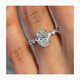 Estrella Engagement Ring 2.30 Carat White Gold