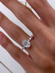 Estrella Engagement Ring 2.3ct TCW, 14K Gold