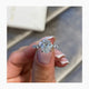 Estrella Engagement Ring 2.3ct TCW, 14K Gold
