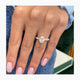 Solitaire with Hidden Halo & Pave Band