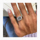 Greta Engagement Ring 5.1ct TCW, 14K Gold