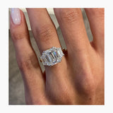 Greta Engagement Ring 5.1ct TCW, 14K Gold