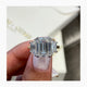 Greta Engagement Ring 5.1ct TCW, 14K Gold