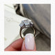 Greta Engagement Ring 5.1ct TCW, 14K Gold