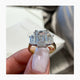Greta Engagement Ring 5.1ct TCW, 14K Gold