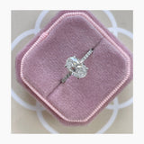 Solitaire with Hidden Halo & Pave Band