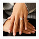 Julie Engagement Ring 4.2ct TCW, 14K Gold