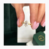 Kenna Engagement Ring 1.1ct TCW, 14K Gold
